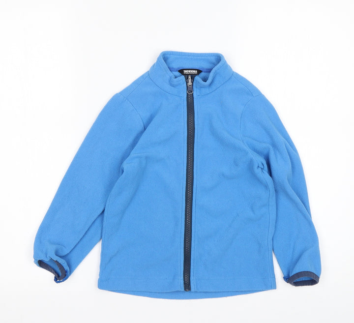 Snowdonia Boys Blue  Nylon Full Zip Sweatshirt Size 6-7 Years