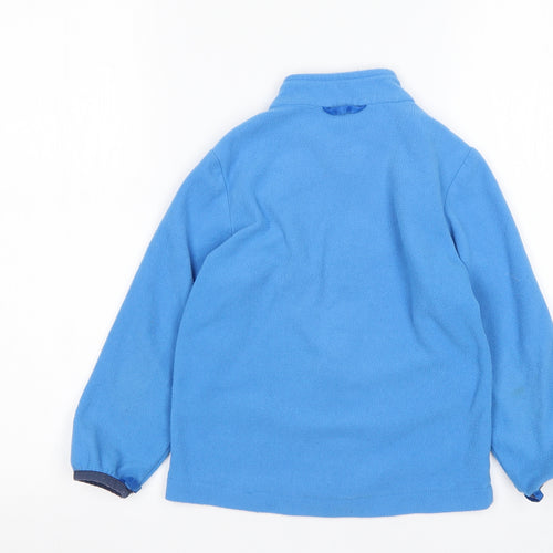 Snowdonia Boys Blue  Nylon Full Zip Sweatshirt Size 6-7 Years