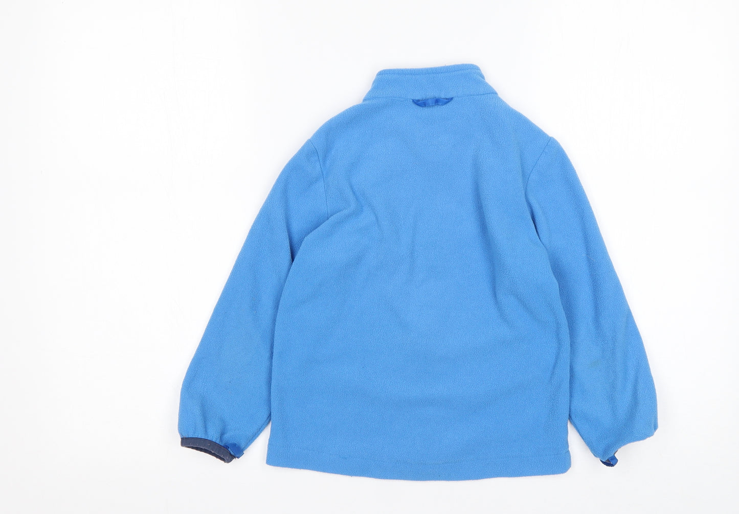 Snowdonia Boys Blue  Nylon Full Zip Sweatshirt Size 6-7 Years