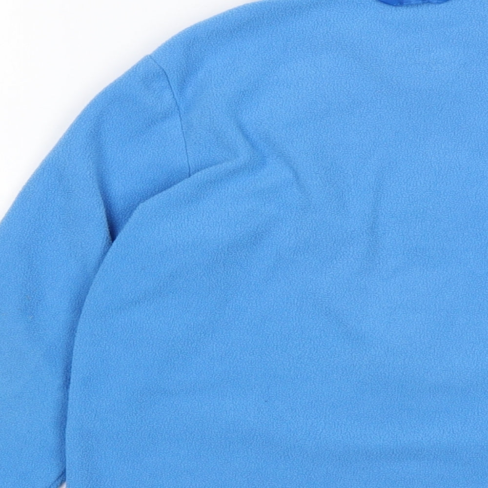 Snowdonia Boys Blue  Nylon Full Zip Sweatshirt Size 6-7 Years