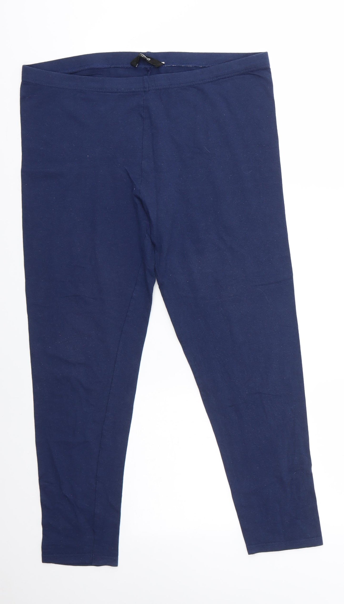 Pep&Co Womens Blue  Cotton Jogger Leggings Size 18 L24 in