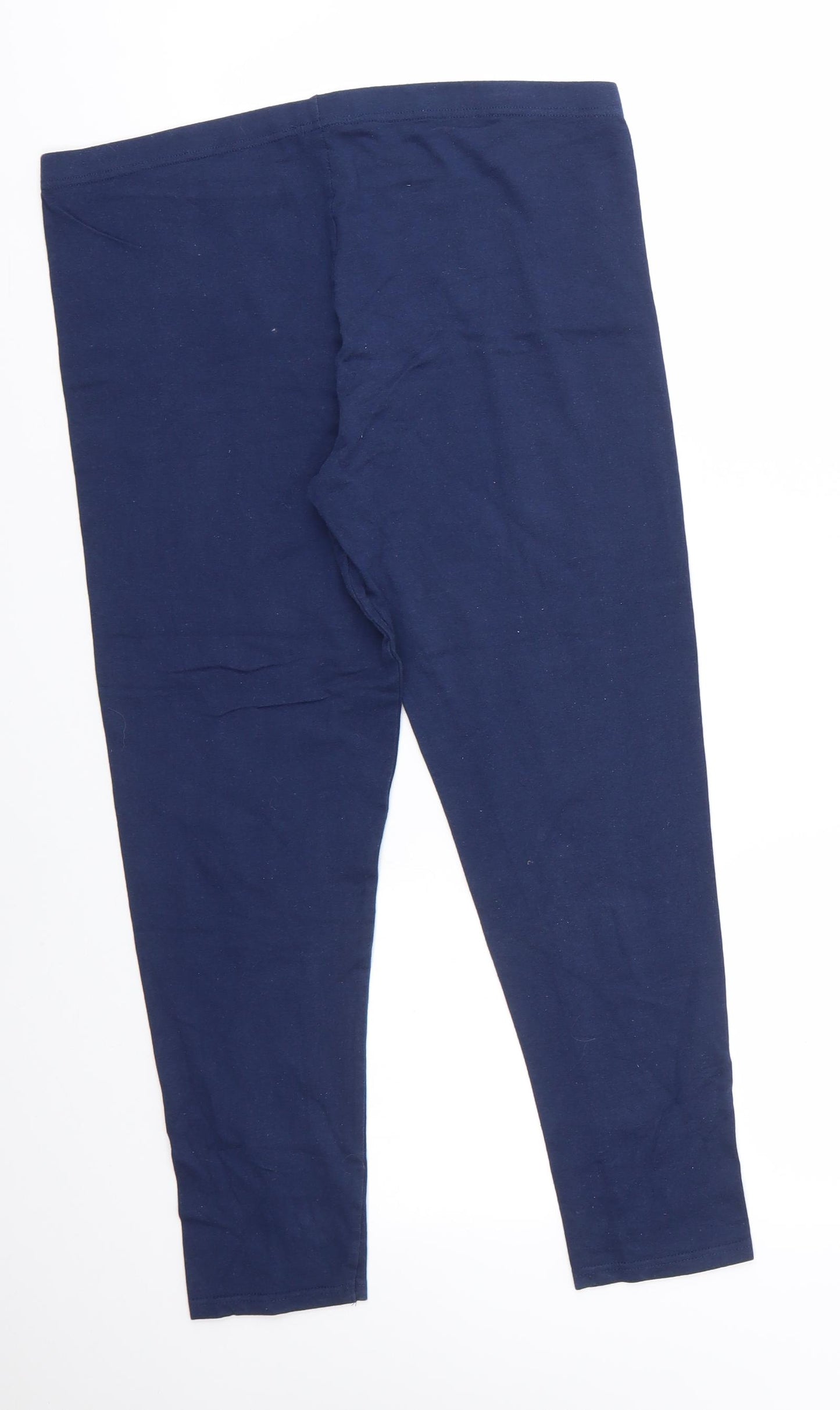 Pep&Co Womens Blue  Cotton Jogger Leggings Size 18 L24 in