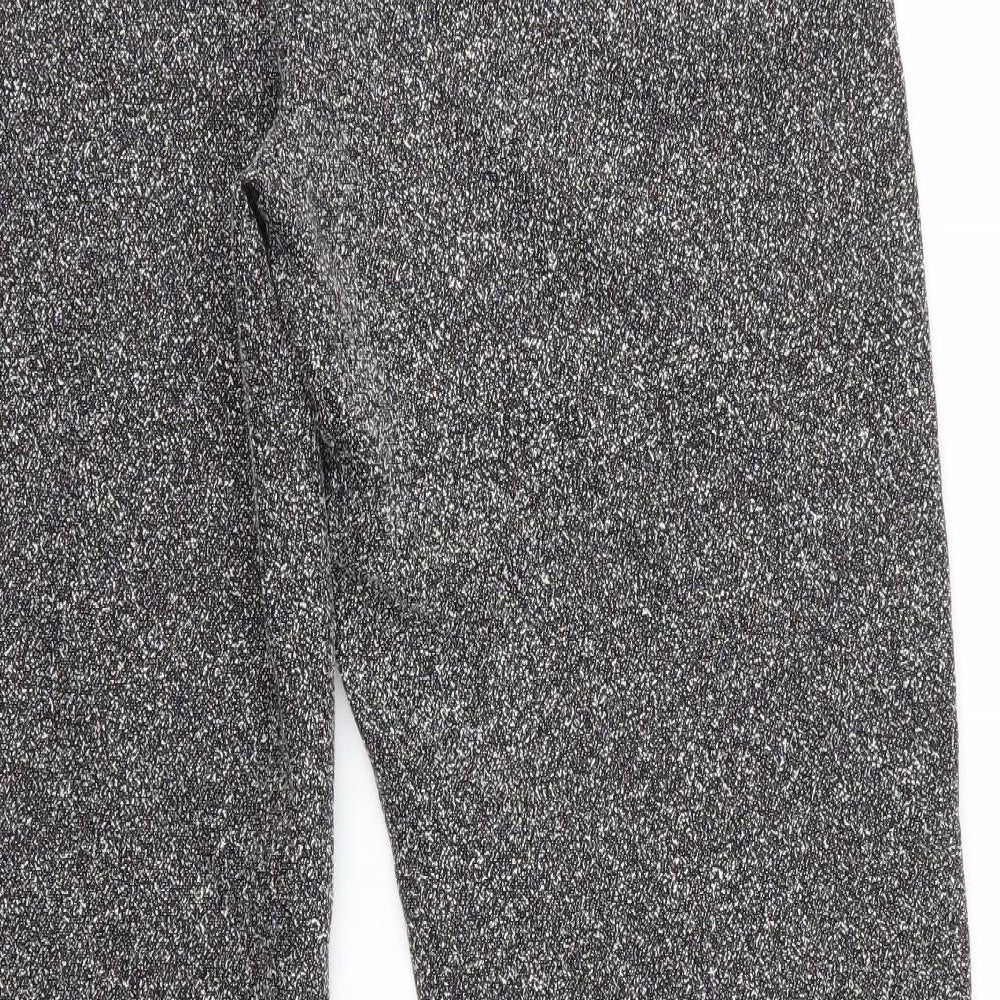 AMARANTO Womens Grey  Polyester Dress Pants Trousers Size 16 L30 in Regular