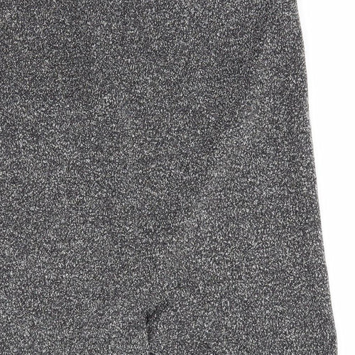 New Look Womens Grey  Polyester A-Line Skirt Size 32 in