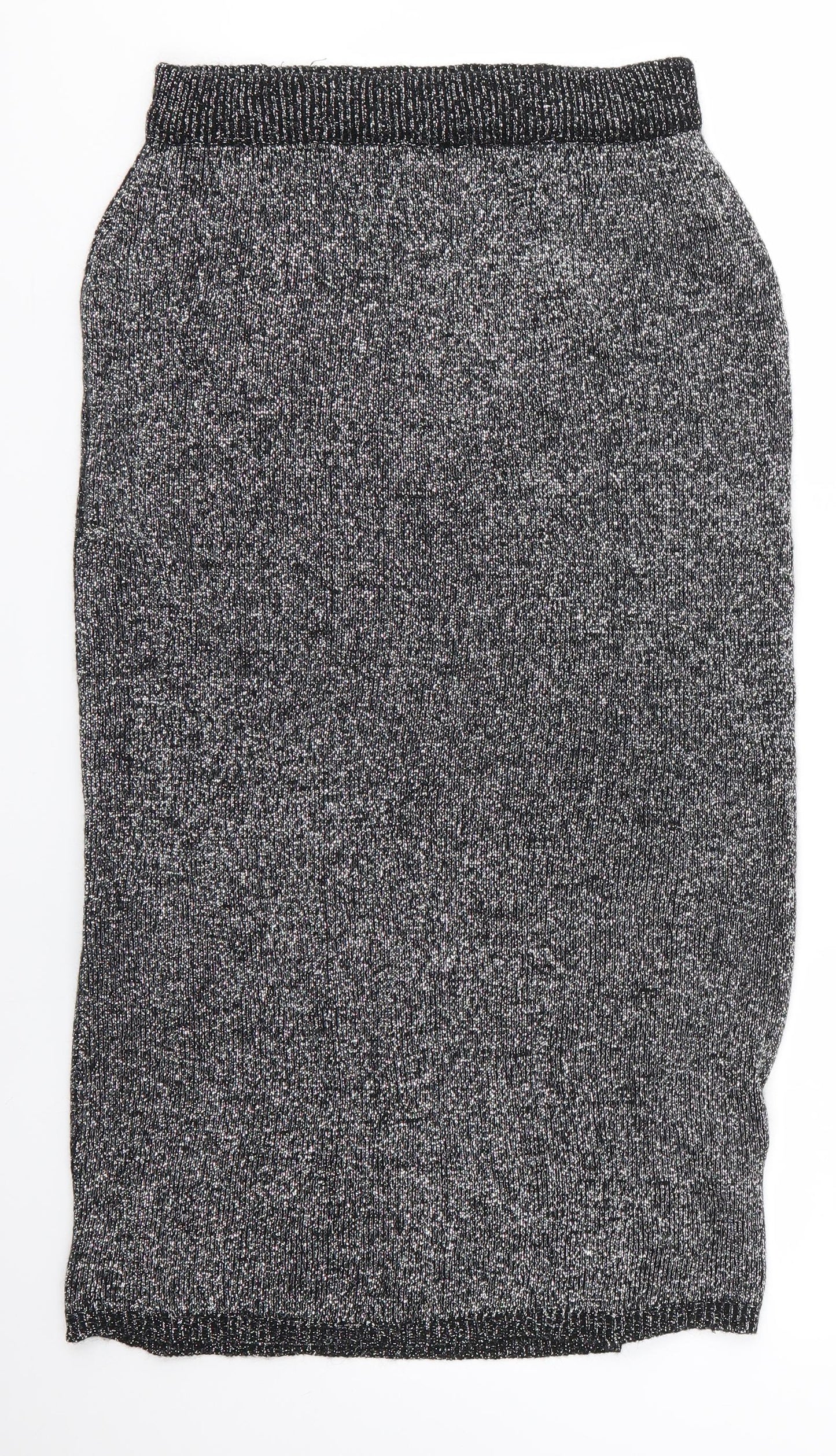 Richards Womens Grey  Acrylic A-Line Skirt Size 10
