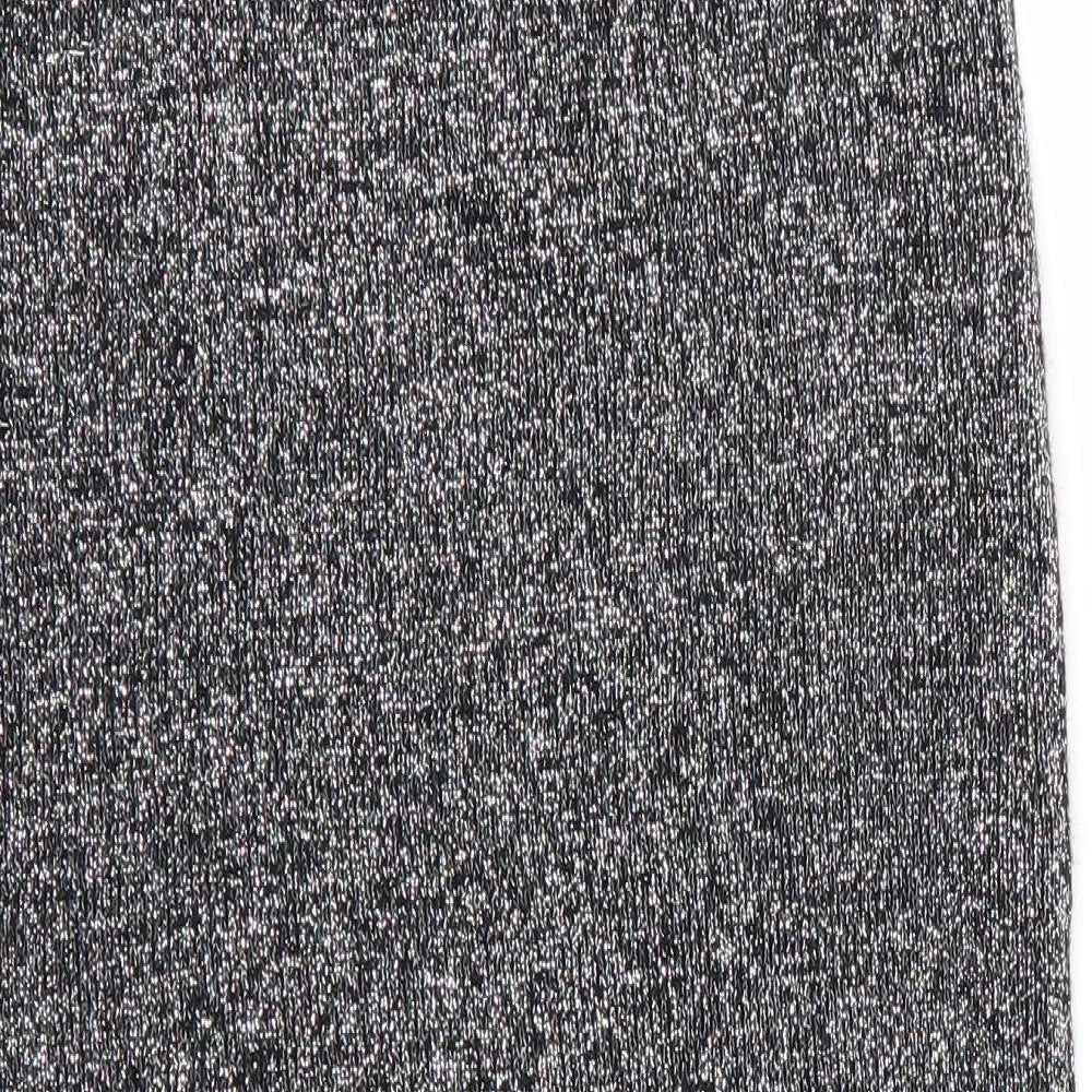 Richards Womens Grey  Acrylic A-Line Skirt Size 10