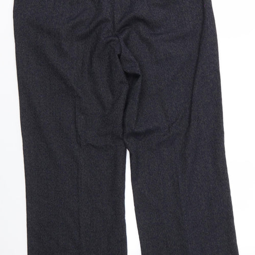 BHS Womens Blue  Polyester Trousers  Size 16 L29 in Regular