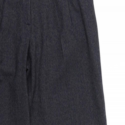 BHS Womens Blue  Polyester Trousers  Size 16 L29 in Regular