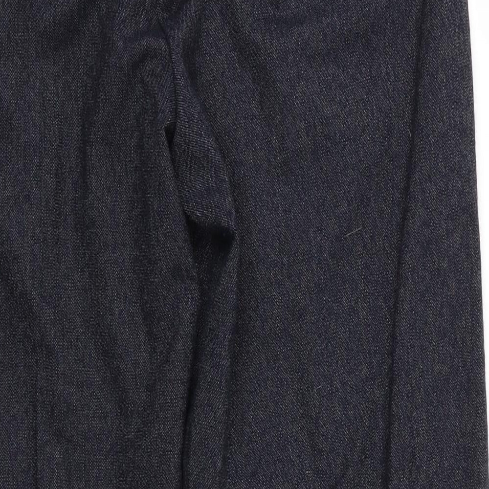 BHS Womens Blue  Polyester Trousers  Size 16 L29 in Regular