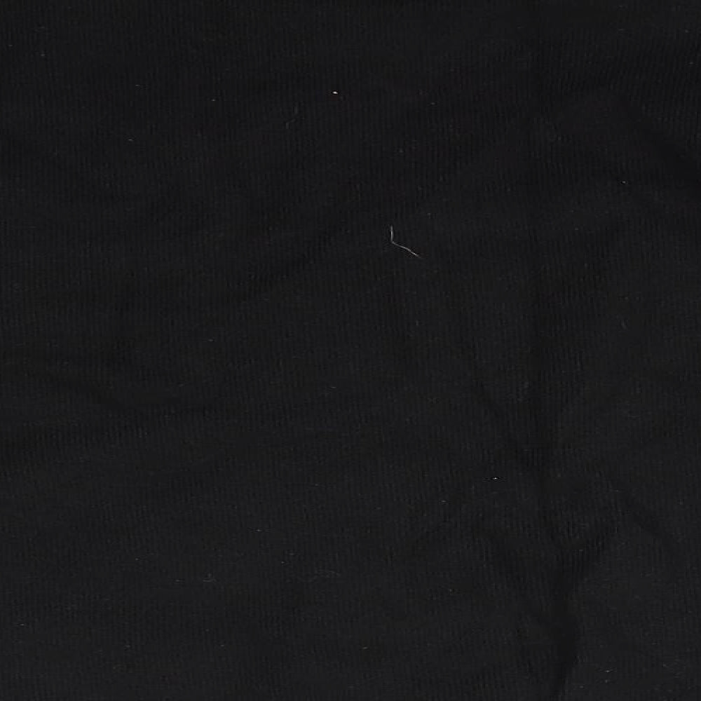 F&F Womens Black High Neck  Viscose Pullover Jumper Size 12