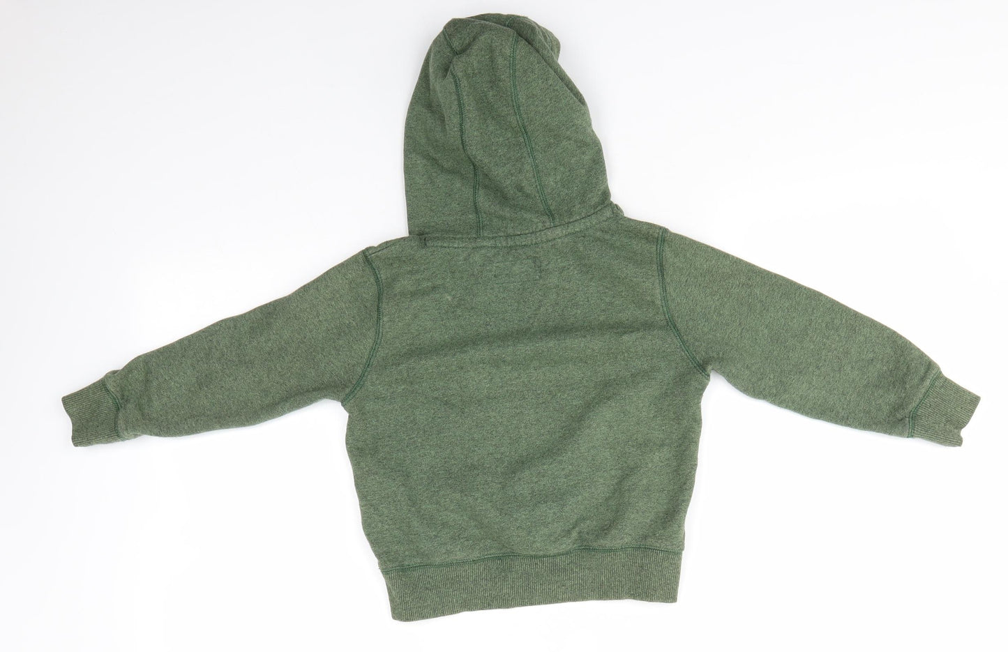 NEXT Boys Green  Cotton Pullover Hoodie Size 4 Years