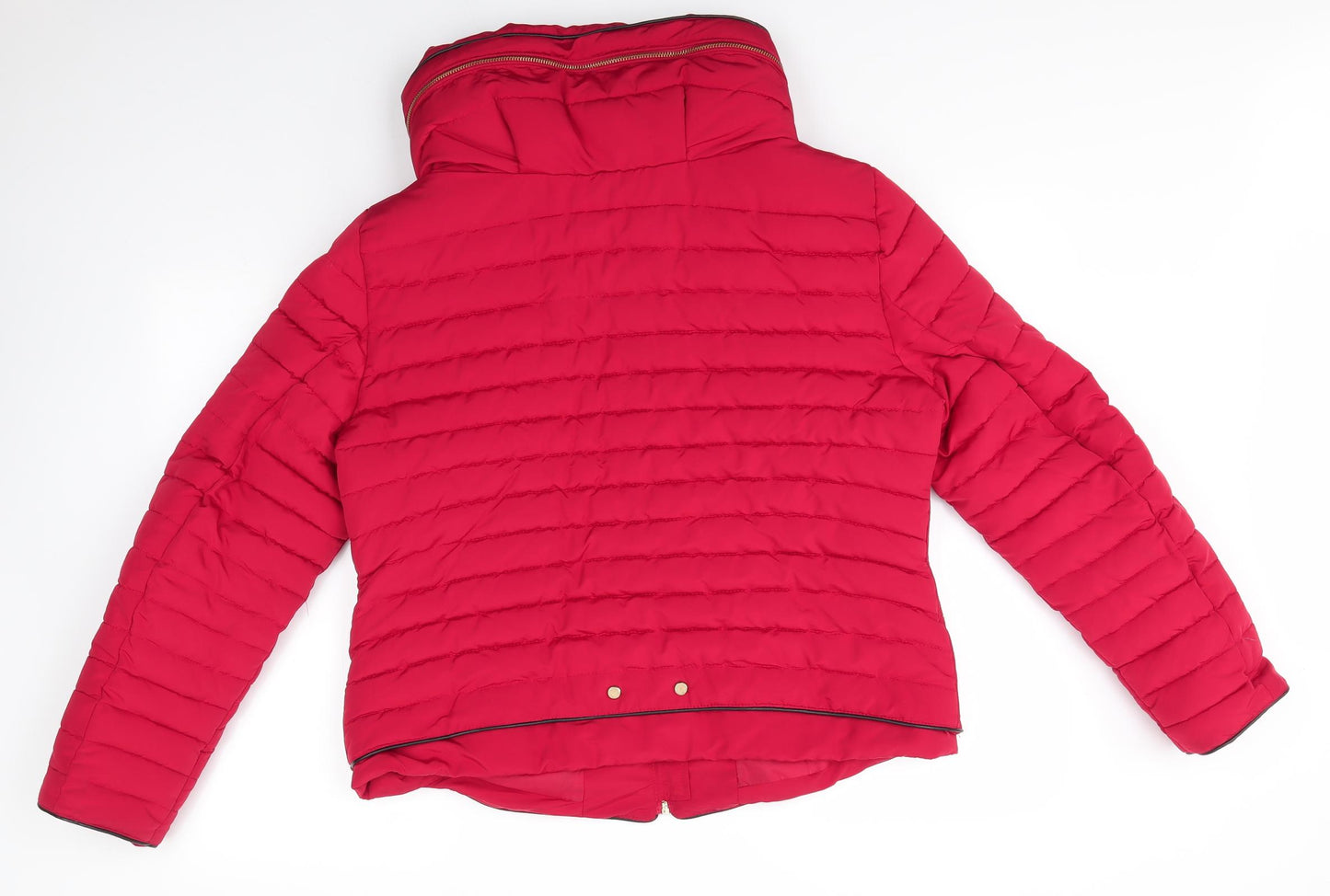 Zara Womens Red   Overcoat Coat Size 2XL