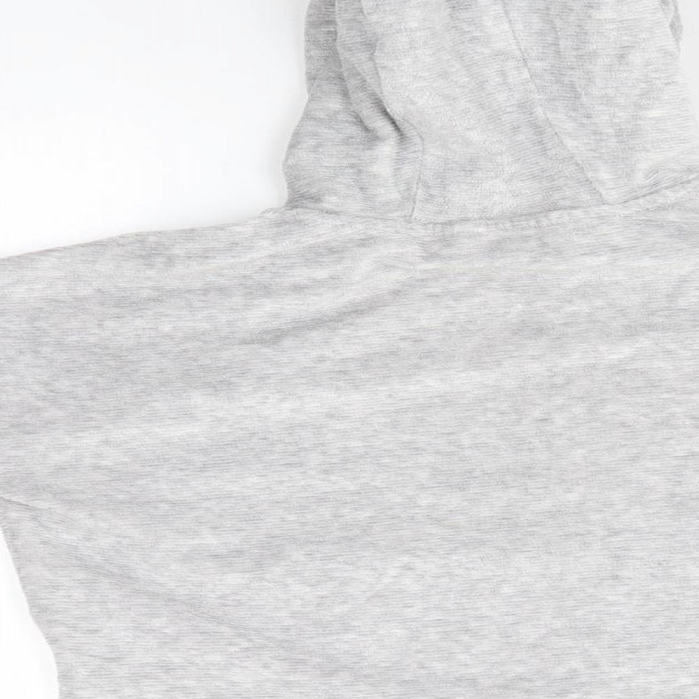 M&S Girls Green  Polyester Pullover Hoodie Size 8-9 Years