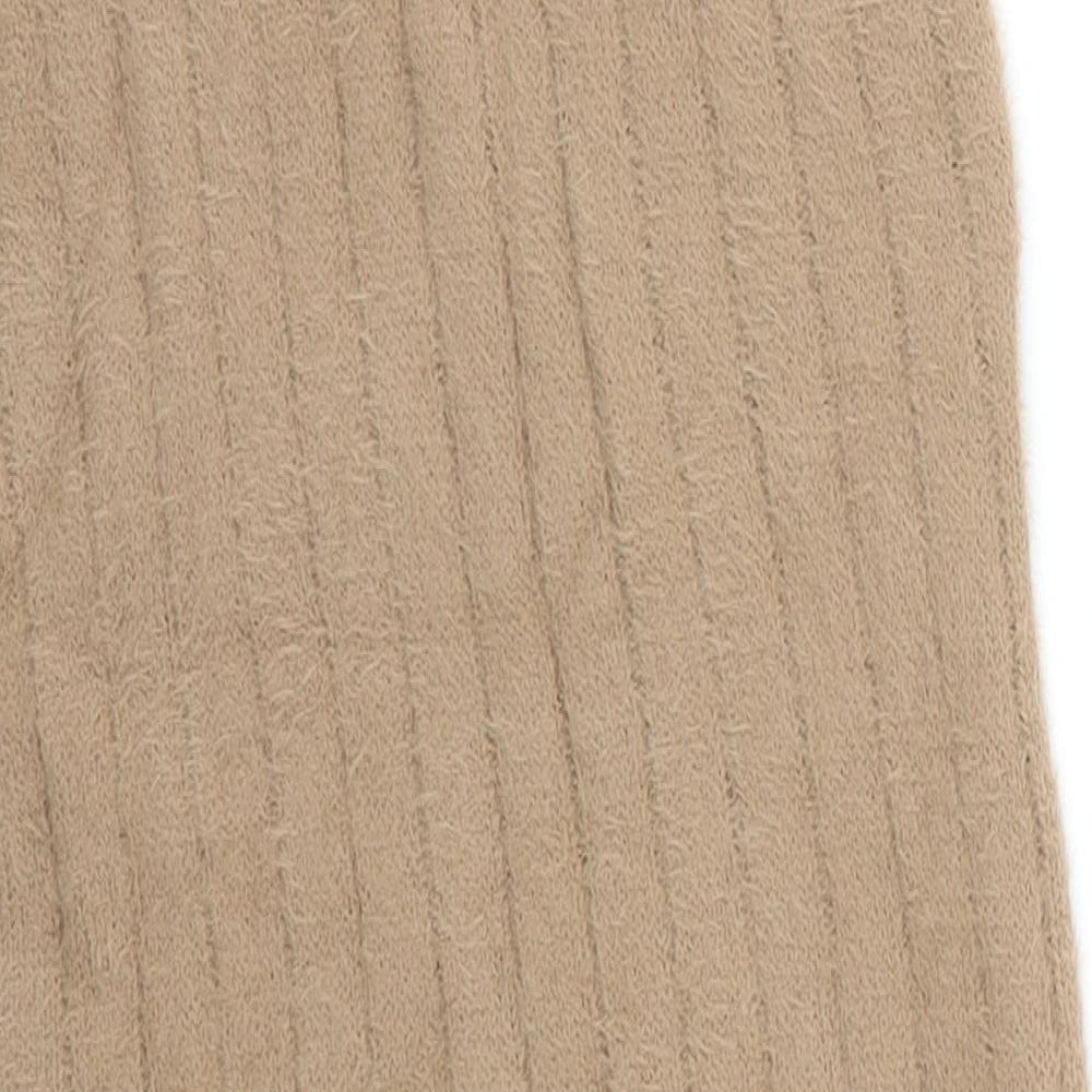 QED London Womens Brown  Acrylic Straight & Pencil Skirt Size M