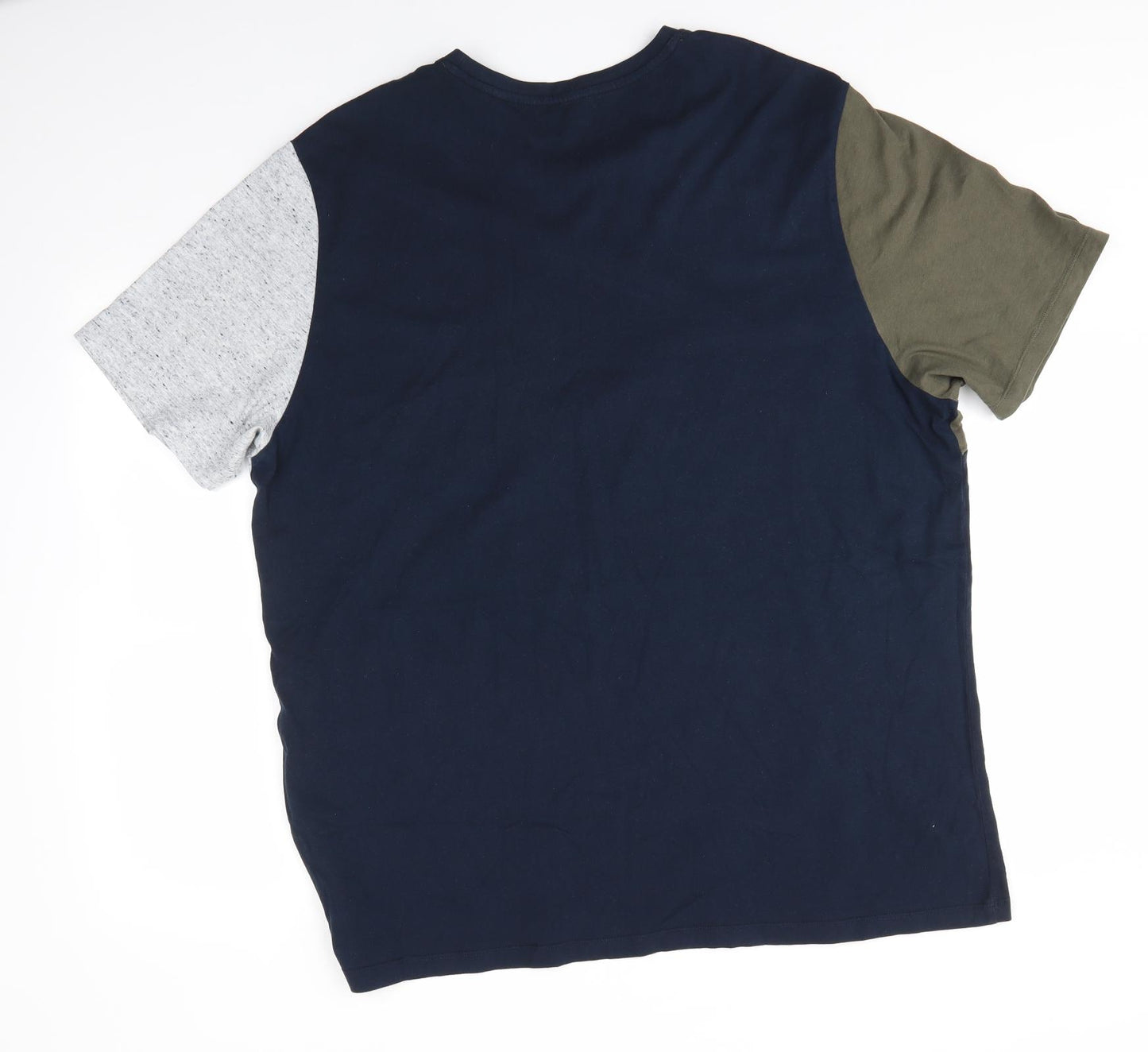 Matalan Mens Multicoloured  Polyester  T-Shirt Size 3XL Round Neck