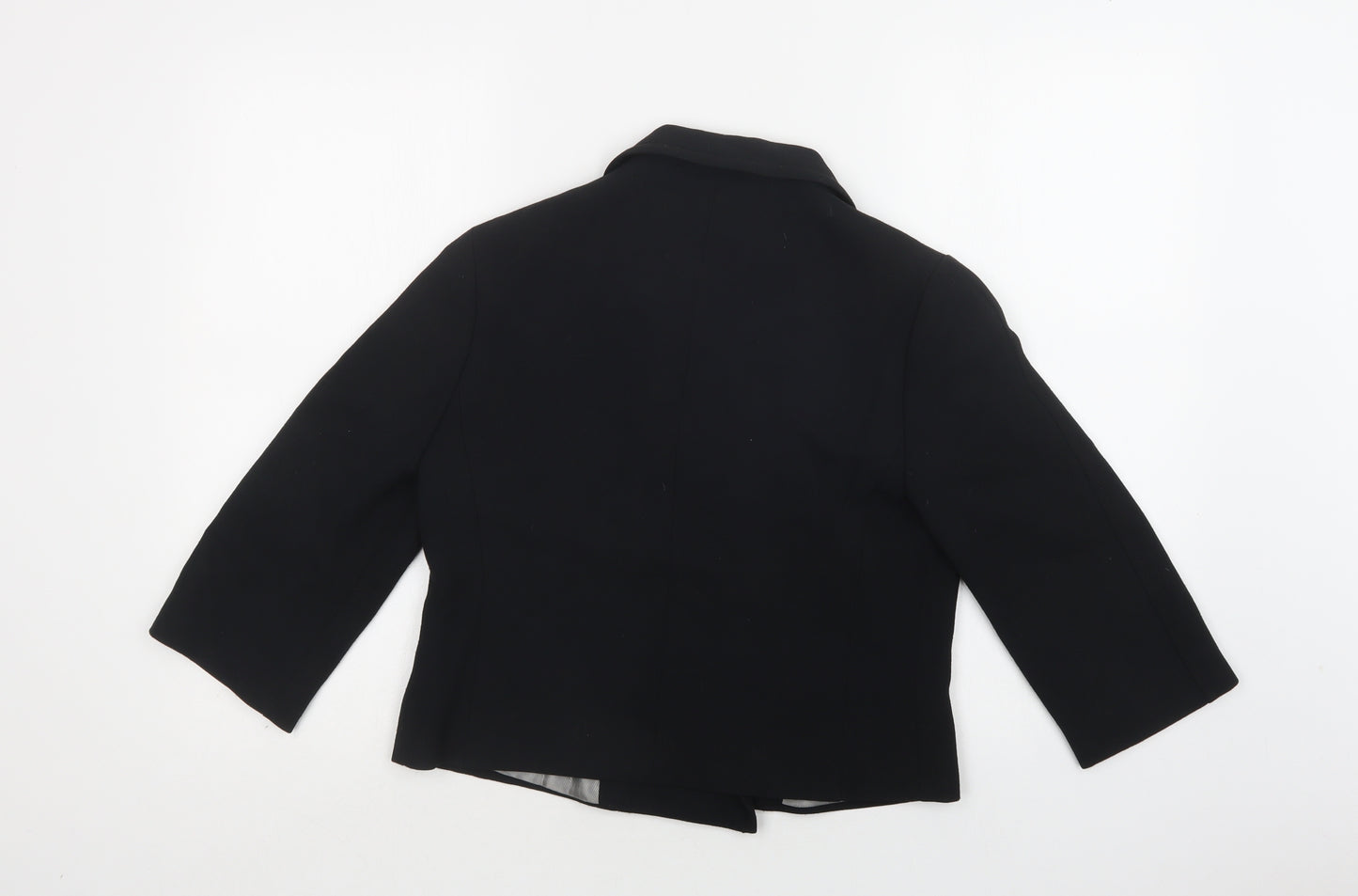 Wallis Womens Black   Jacket Blazer Size 8  Button