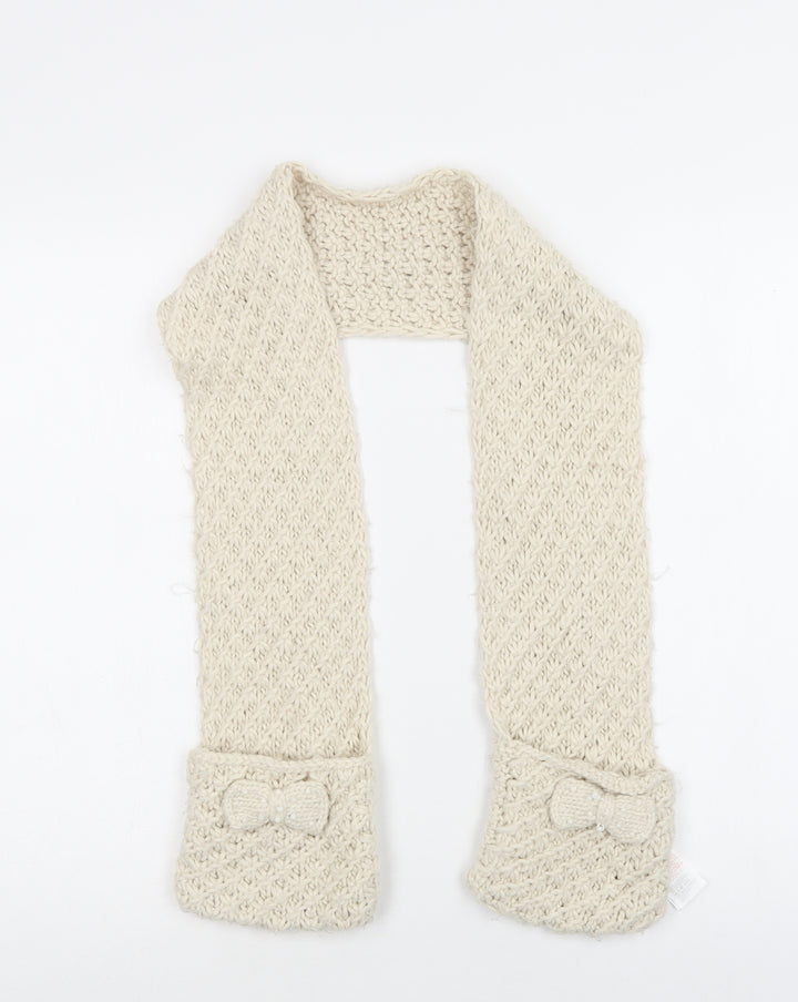 Mothercare Ivory Acrylic Scarf Scarves & Wraps One Size