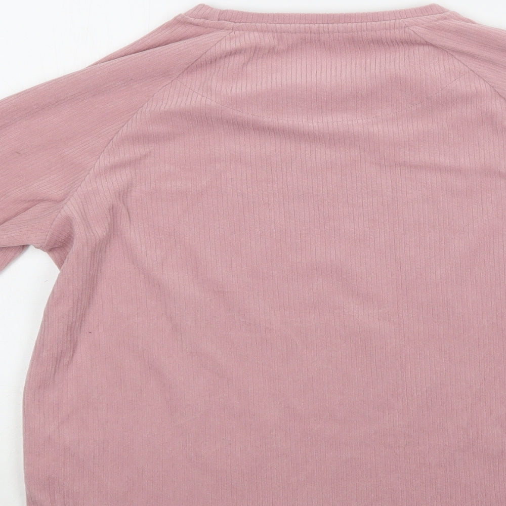Primark Womens Pink  Polyester Top Lounge Set Size XS