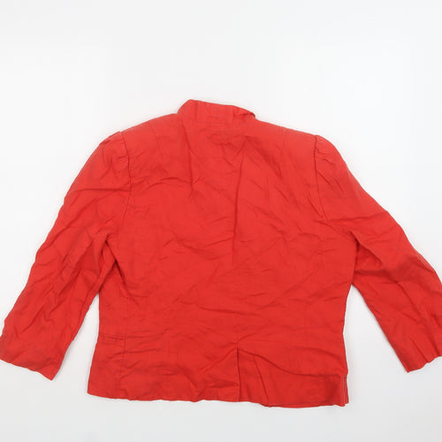 Great Pla Womens Red   Jacket Blazer Size L