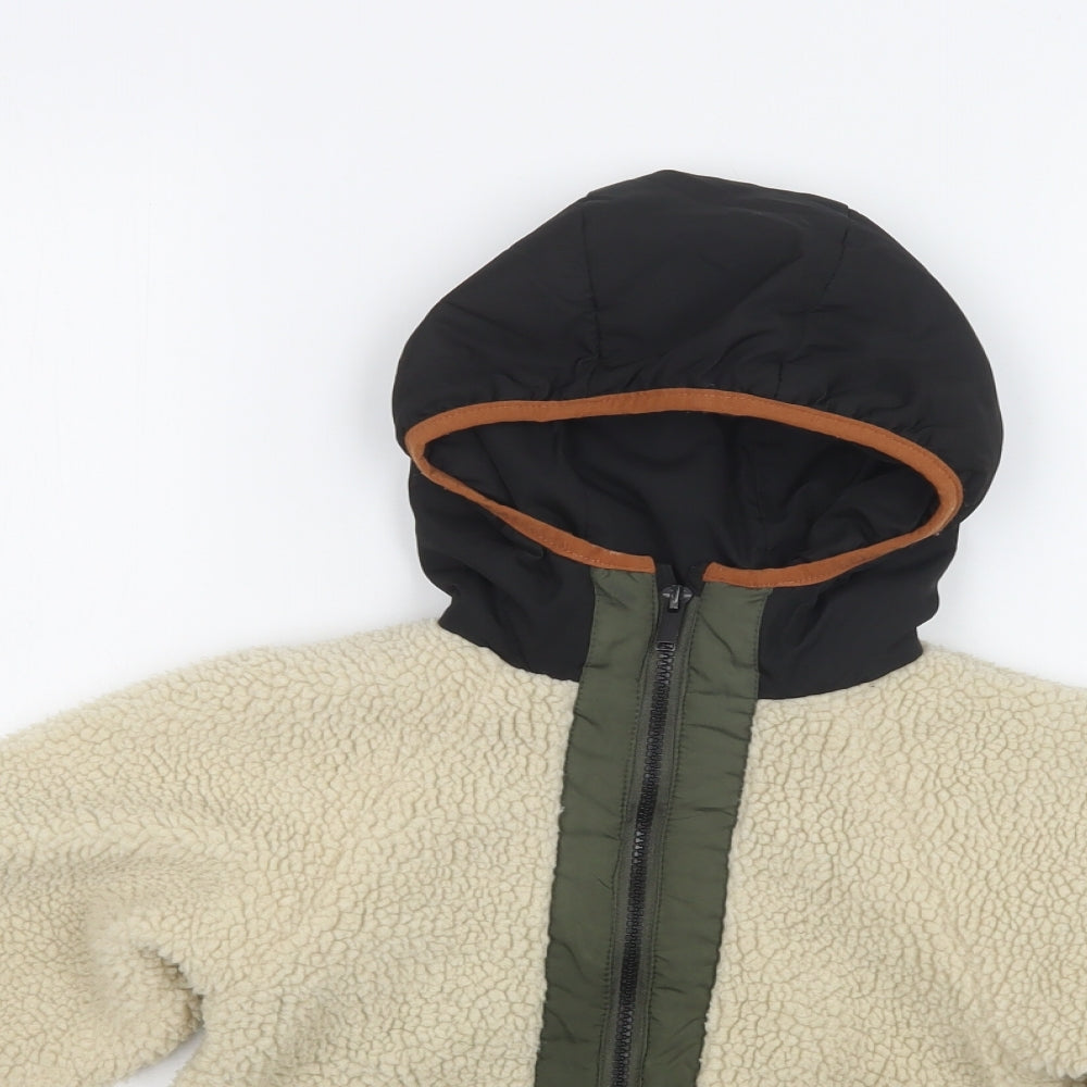 Studio Retail Boys Beige   Jacket  Size 7-8 Years  Zip