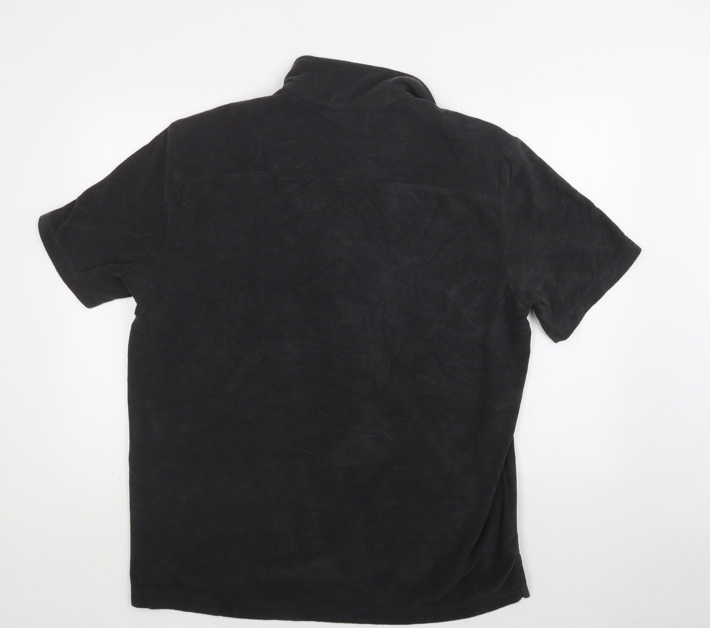 H&M Mens Grey  Cotton  Button-Up Size XL Collared Button