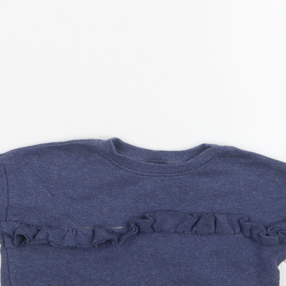 NEXT Baby Blue  Cotton Pullover Jumper Size 6-9 Months