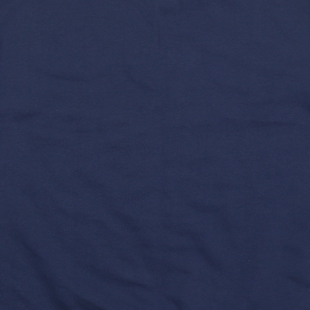 F&F Mens Blue  Cotton Pullover Sweatshirt Size XL