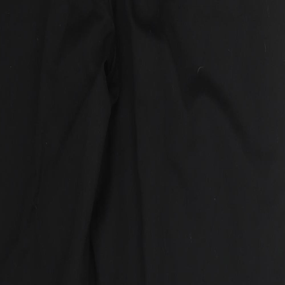 George Mens Black  Polyester Trousers  Size 36 L31 in Regular Button