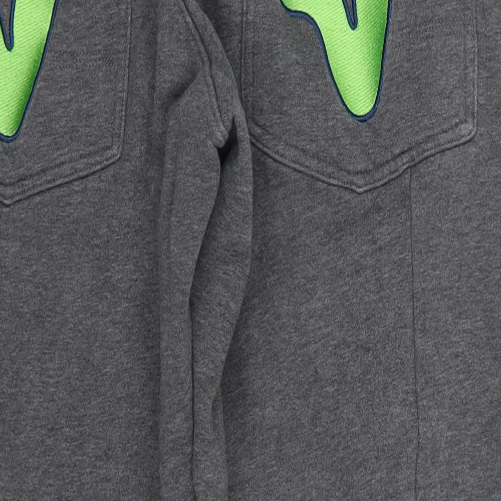 Voi Jeans Mens Grey  Cotton Sweatpants Trousers Size L L29 in Regular Drawstring