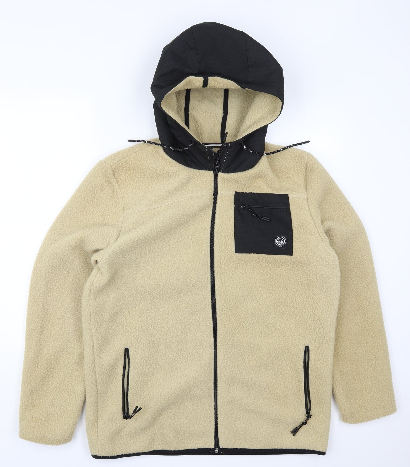 Matalan Mens Beige   Jacket  Size L  Zip