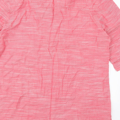 Nutmeg Womens Pink  Cotton Basic Polo Size 18 Collared