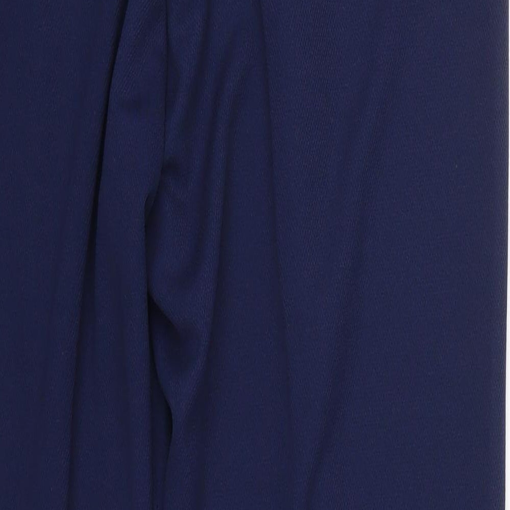 Damart Womens Blue  Polyester Trousers  Size 16 L28 in Regular