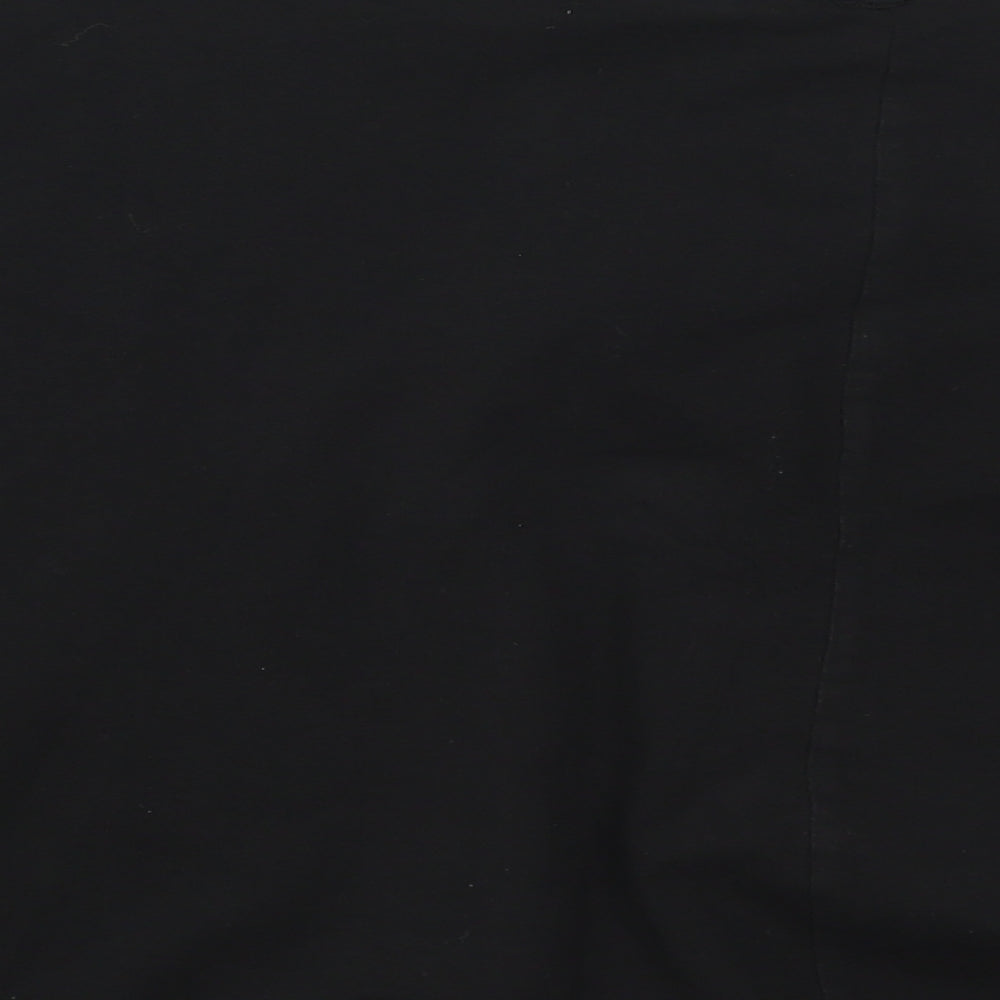 New Look Womens Black  Cotton Skater Skirt Size 20