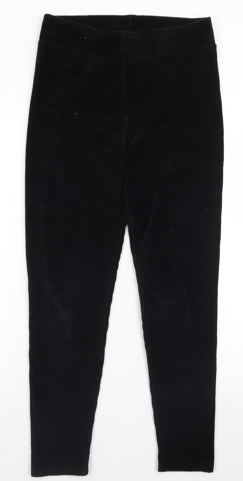 Nutmeg Womens Black  Cotton Jegging Jeans Size 12 L26 in Regular