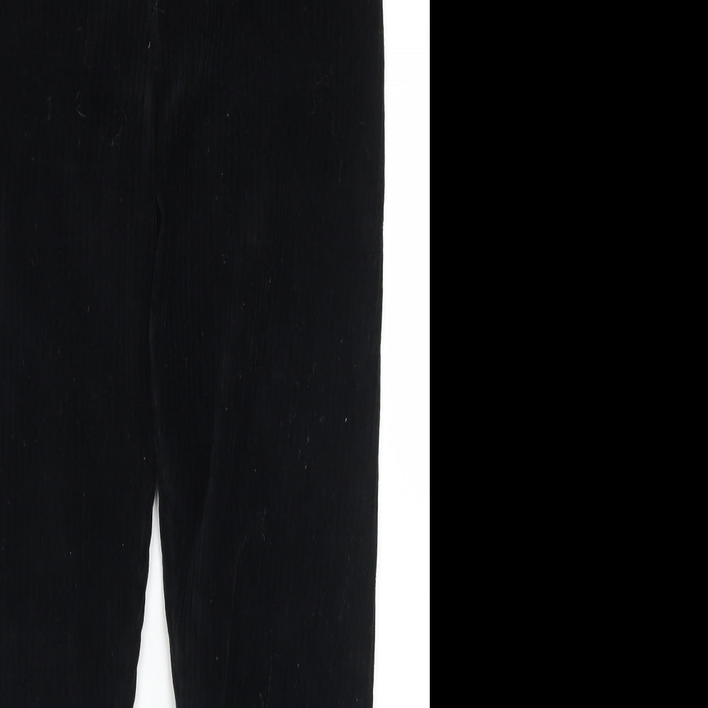 Nutmeg Womens Black  Cotton Jegging Jeans Size 12 L26 in Regular