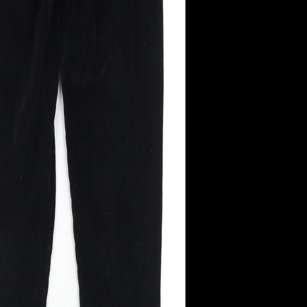 Nutmeg Womens Black  Cotton Jegging Jeans Size 12 L26 in Regular