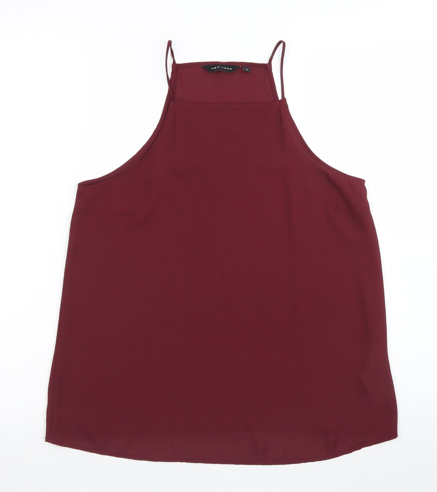 New Look Womens Purple  Polyester Camisole Blouse Size 8 Square Neck