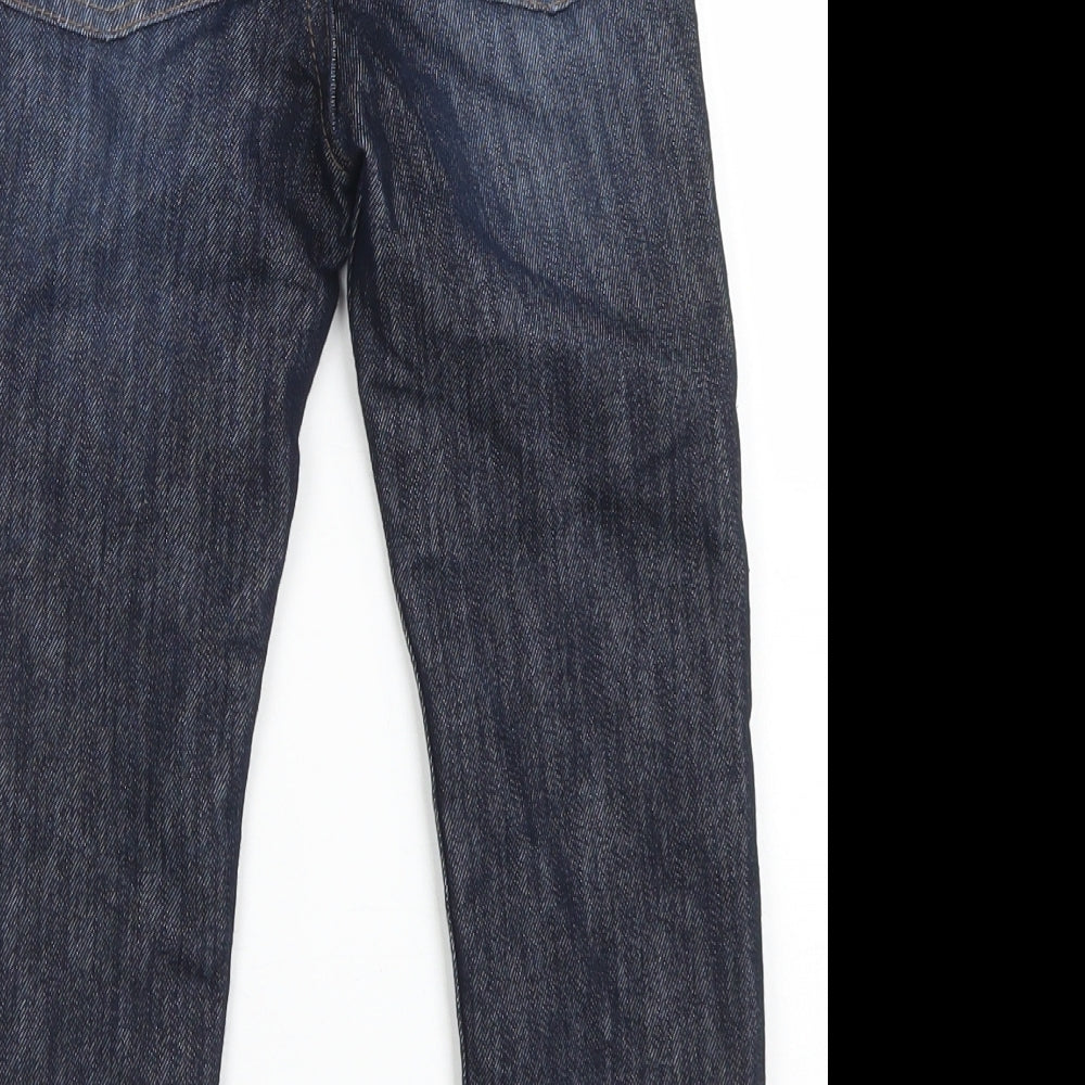 Denim Co Boys Blue  Cotton Straight Jeans Size 5-6 Years  Regular Button