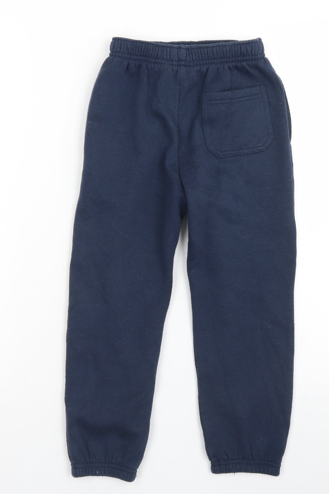 Rebel Boys Blue  Polyester Jogger Trousers Size 6-7 Years  Regular Drawstring