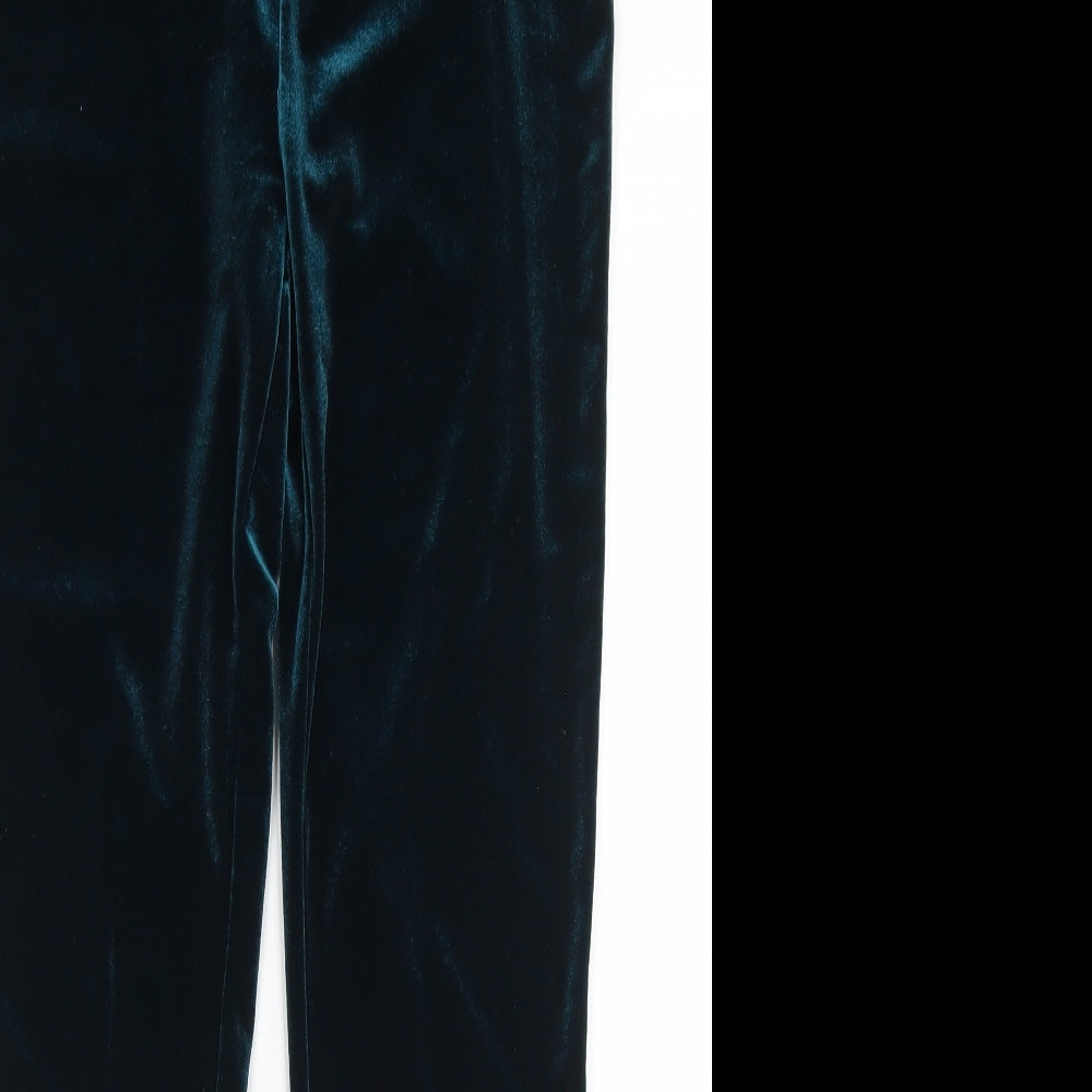 Studio Womens Blue  Polyester Capri Leggings Size 12 L27 in