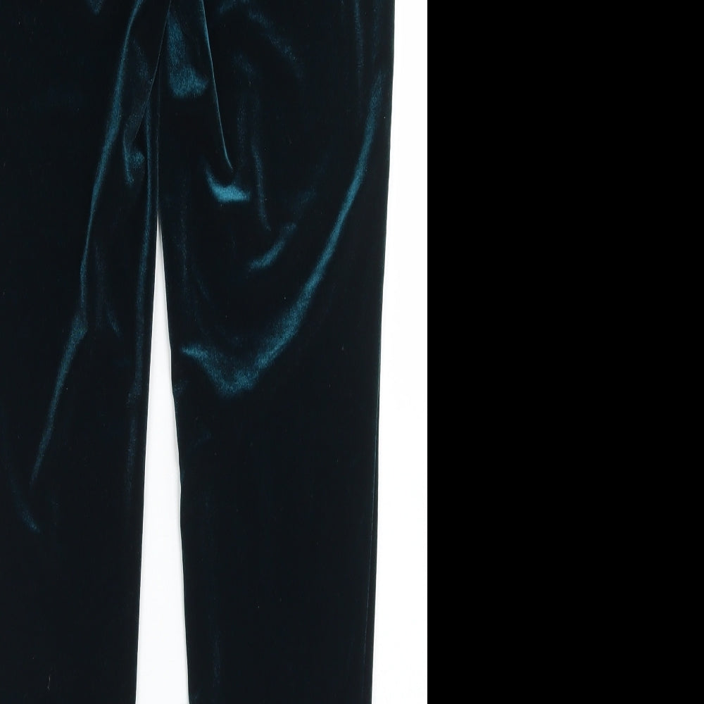 Studio Womens Blue  Polyester Capri Leggings Size 12 L27 in