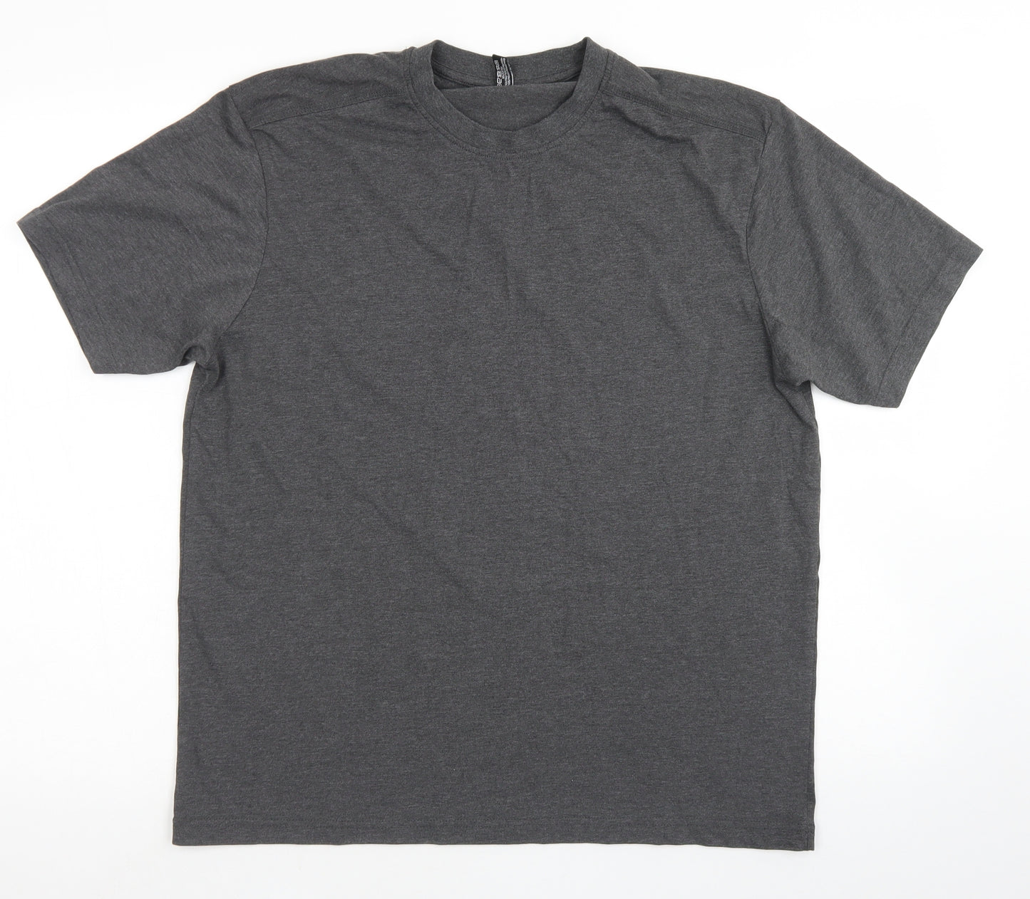 Donnay Mens Grey  Cotton  T-Shirt Size L Crew Neck