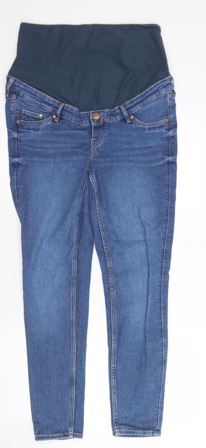 &Denim Womens Blue Cotton Skinny Jeans Size 36 in L28 in Regular