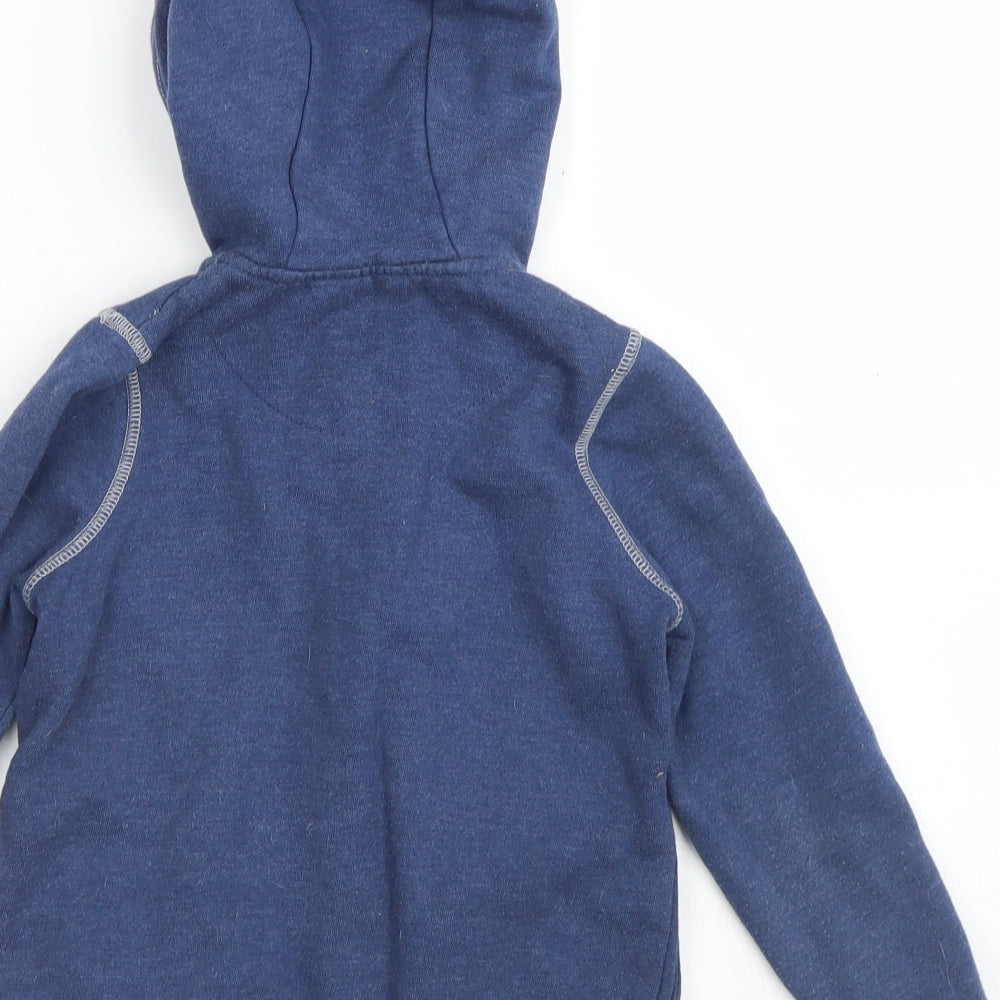 Nutmeg Boys Blue  Cotton Full Zip Hoodie Size 6-7 Years  Zip - Batman