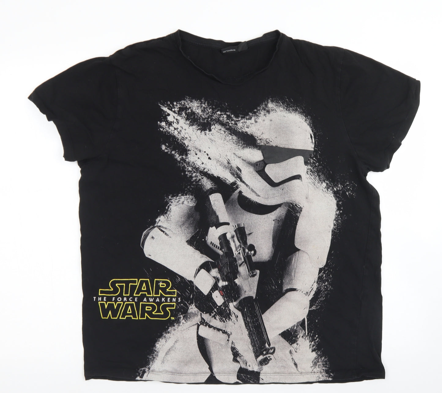 Cedar Wood State Mens Black  Cotton  T-Shirt Size XL Crew Neck  - Star Wars, Storm Trooper