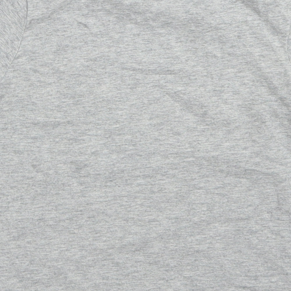 TU Boys Grey  Cotton Basic T-Shirt Size 2-3 Years Crew Neck  - Digger