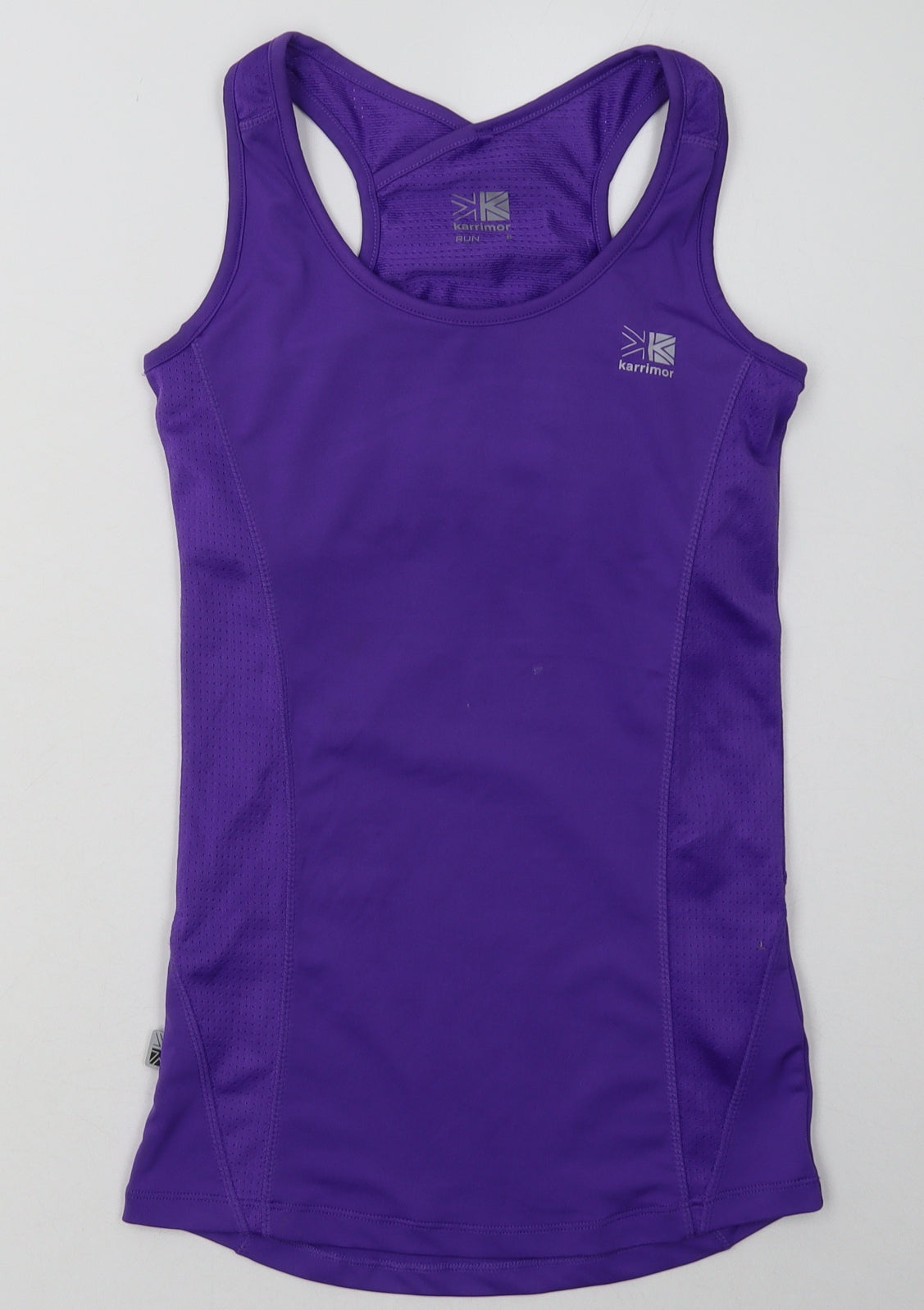Karrimor Womens Purple  Polyester Basic Tank Size 8 Scoop Neck Pullover