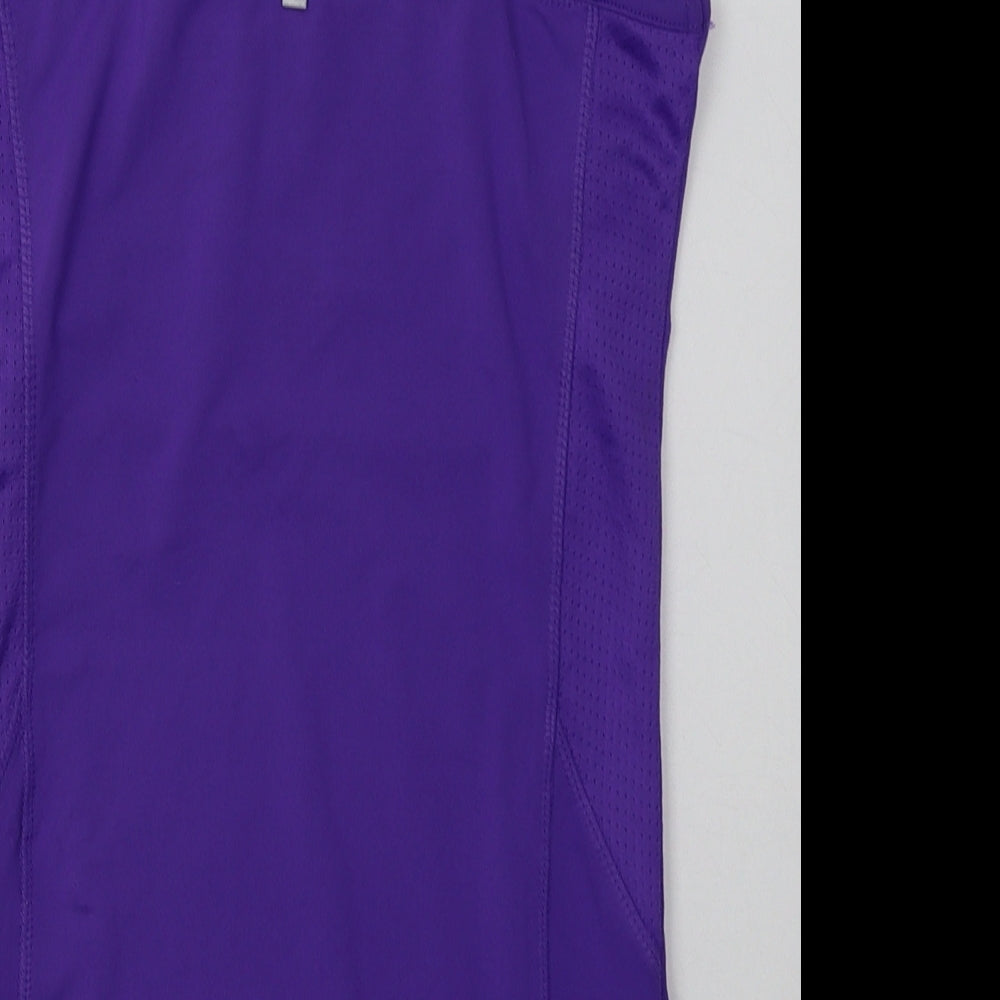 Karrimor Womens Purple  Polyester Basic Tank Size 8 Scoop Neck Pullover