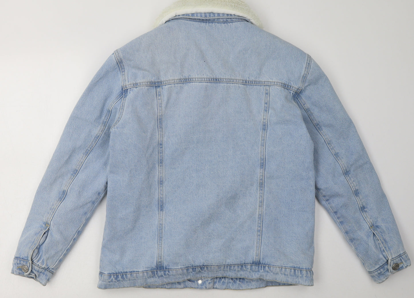 New Look Womens Blue   Jacket  Size 10  Button