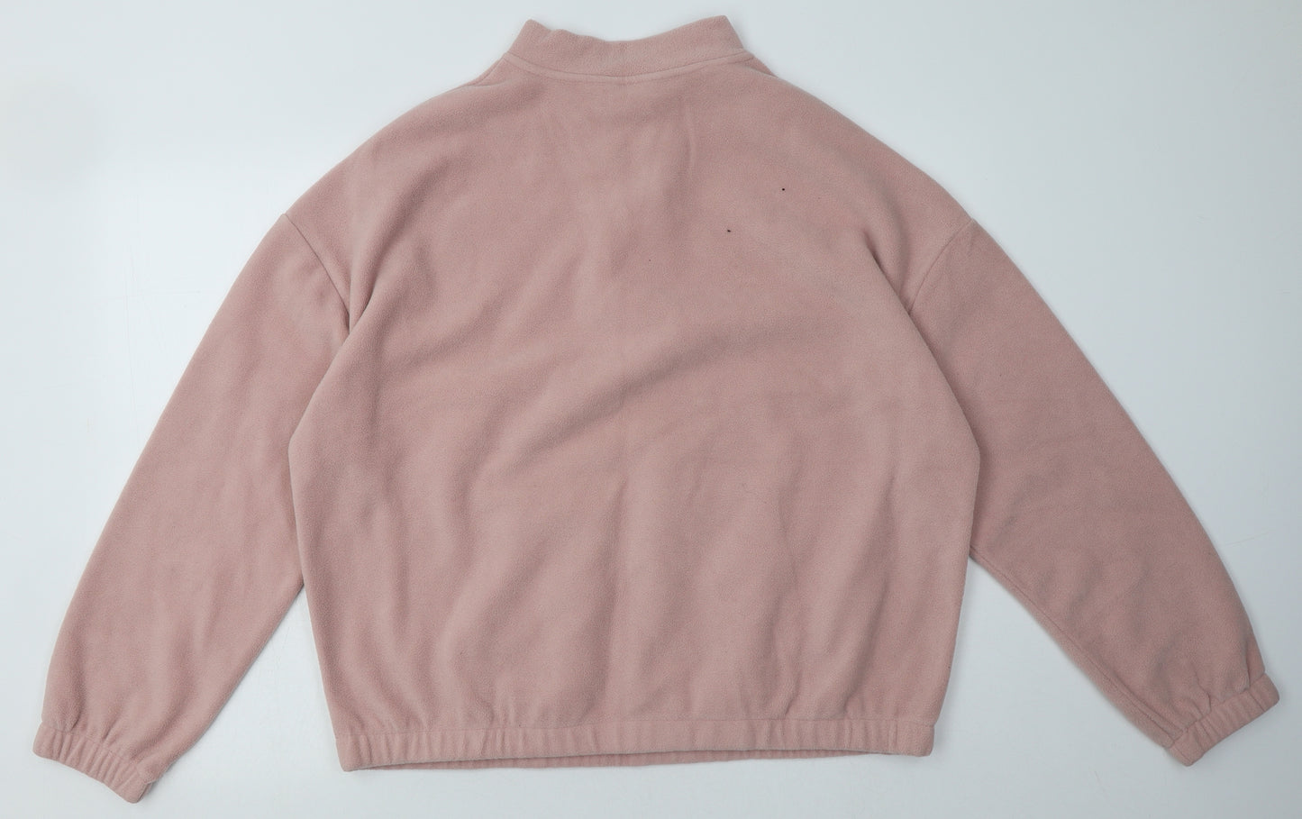 Select Womens Pink  Polyester Pullover Sweatshirt Size L  Zip